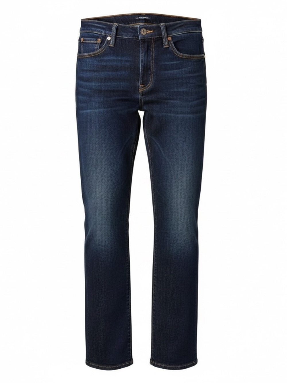 7 For All Mankind Dark Indigo Jeans with Contrast Stitching